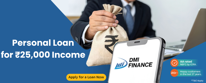 Personal loan for ₹25000 income