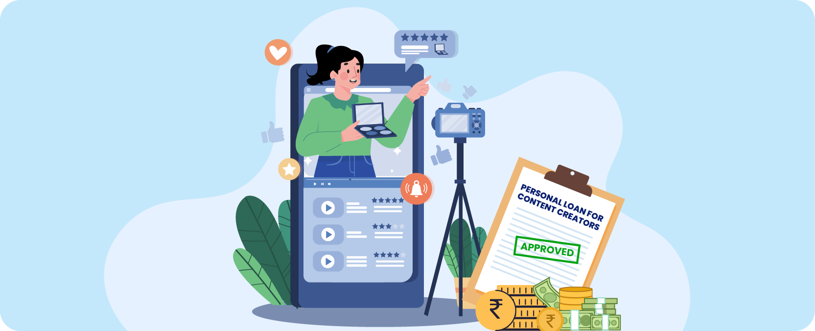 Personal Loan for Content Creators